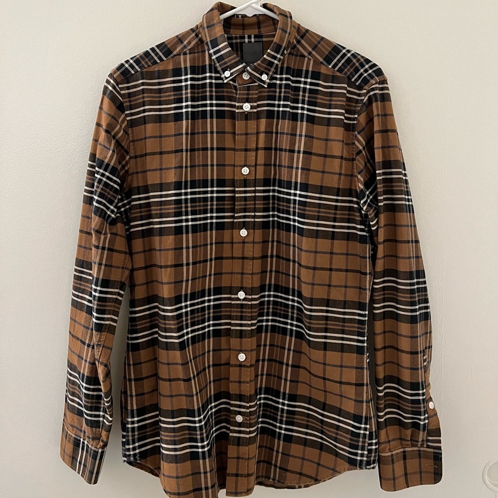 H&M Brown Plaid Shirt